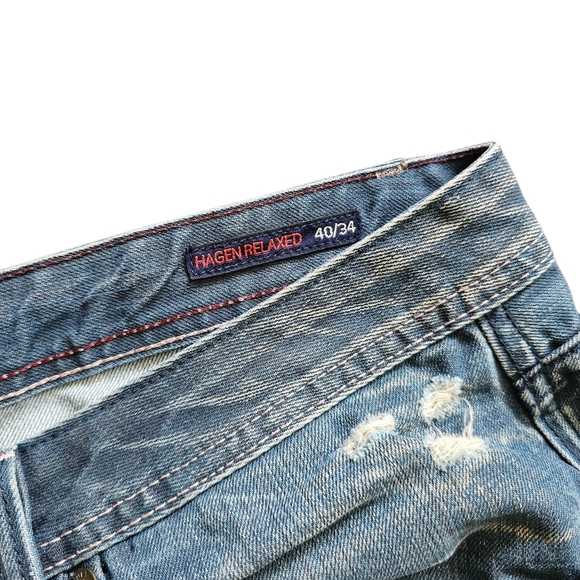 Cult of Individuality Blue Denim Distressed Jeans Size 40 × 26 - Picture 3 of 7